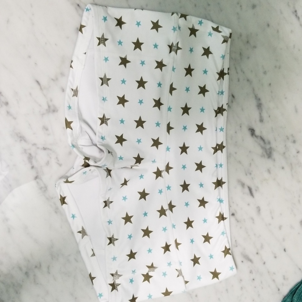 Fleo blue stars low rise contour booty shorts